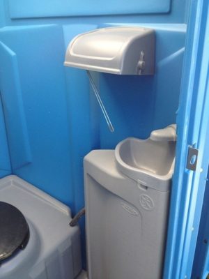 Wedding unit sink and paper towels